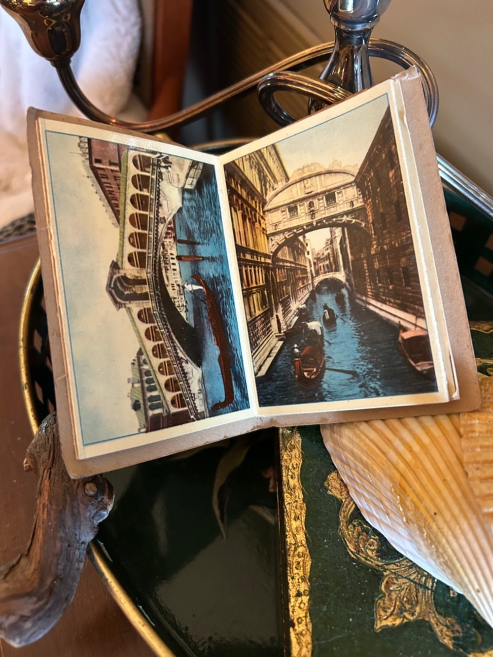 Vintage Venezia Italy Mini Photo Booklet with Twenty Color Photos